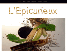 Tablet Screenshot of lepicurieux.fr